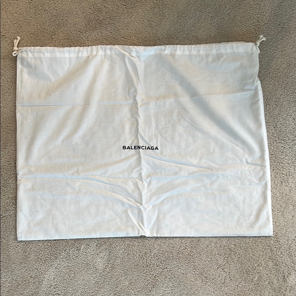 Balenciaga White Dust Bag
